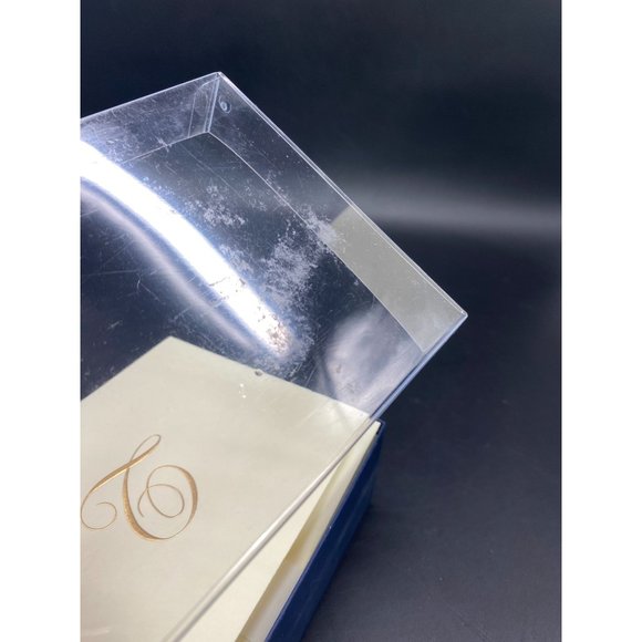 Crane & Co. Gold Hand Engraved Initial Notes "Q" Ecruwhite 20 Count Stationery - Picture 4 of 5